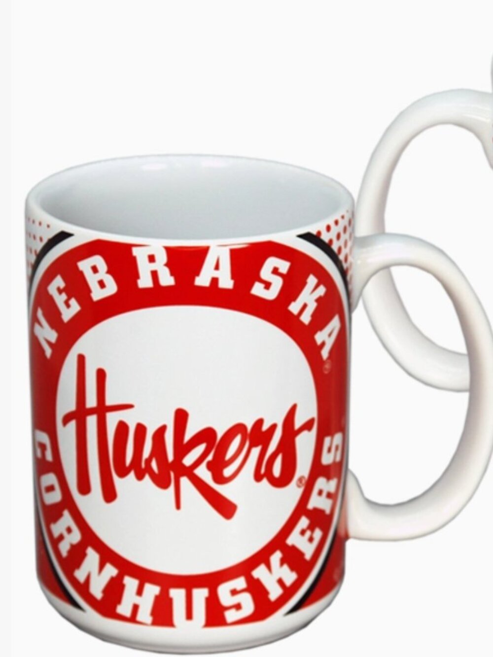 Nebraska Cornhuskers Mug Ceramic Grande Dot Pattern